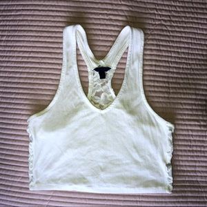 🖱🖱🖱AEROPOSTALE white lace crop top